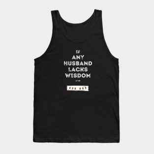 Christian Quotes- bible verse -for husband Tank Top